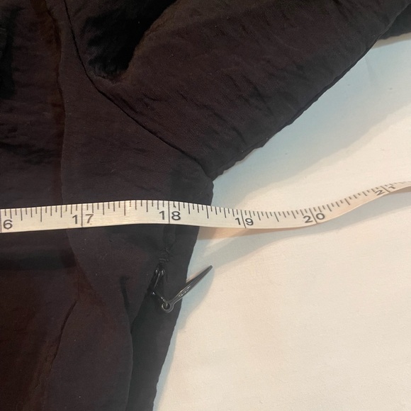 Next Black Tie Front Puff Sleeve Mini Dress size us12 - Picture 10 of 11